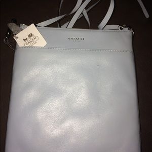 COACH Bleeker Leather north/south swingpack